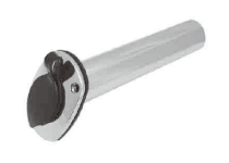 Shenghui SH026-002-6050 60-degree flush mount rod holder with protective cap