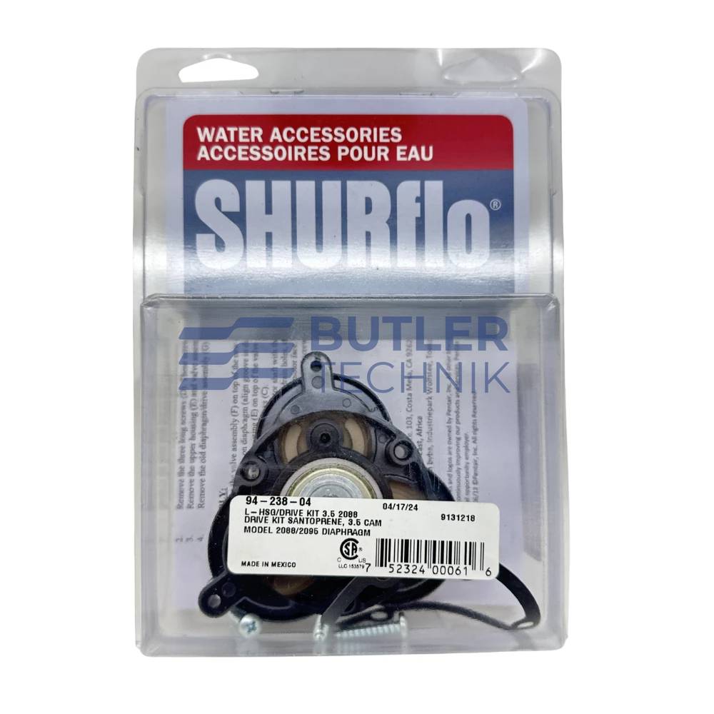 SHURflo 94-238-04 lower housing and diaphragm drive kit