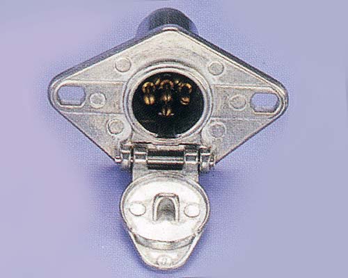 Song Yers SY-610S 6-pole zinc die-cast vehicle-side trailer socket