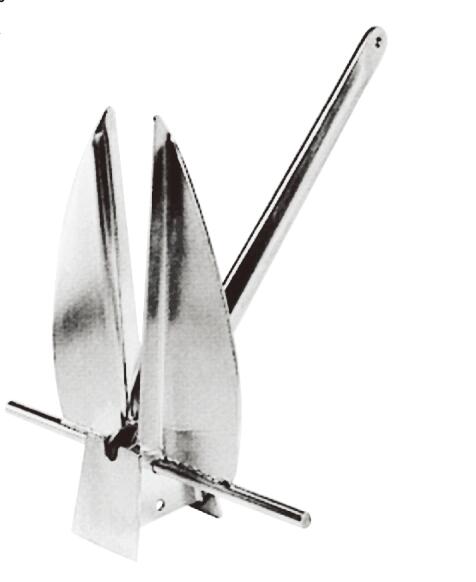 Sumar Marine 316080 Danforth Anchor – AISI 316 Stainless Steel, 8 kg