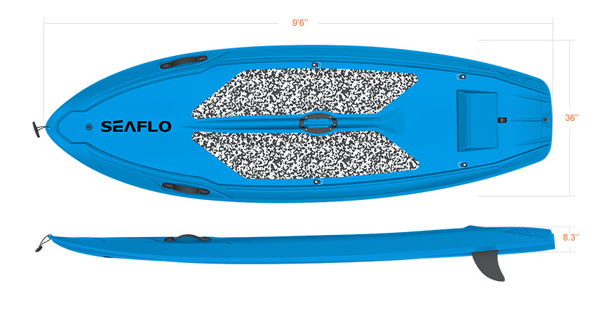 SEAFLO Adult Stand Up Paddle Boards BLOW-MOLDED STAND UP PADDLE BOARD