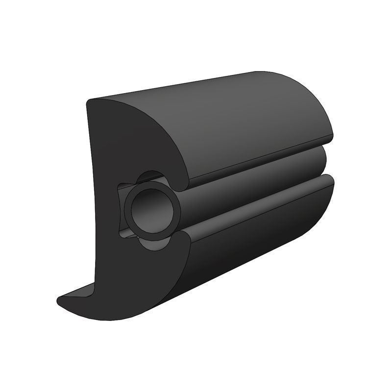TACO Marine V11-0899 Black Flexible Vinyl Rub Rail 2-3/8 in – Sold by Foot