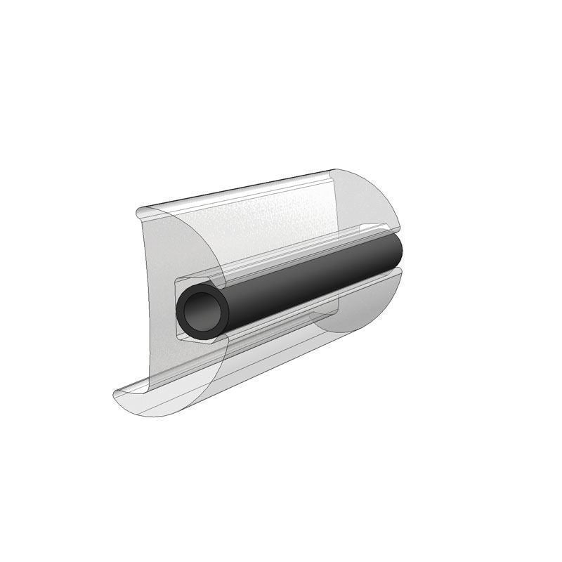 TACO Marine V12-0003 Arctic White 1/2 in Tube-Style Vinyl Insert – Sold by Foot