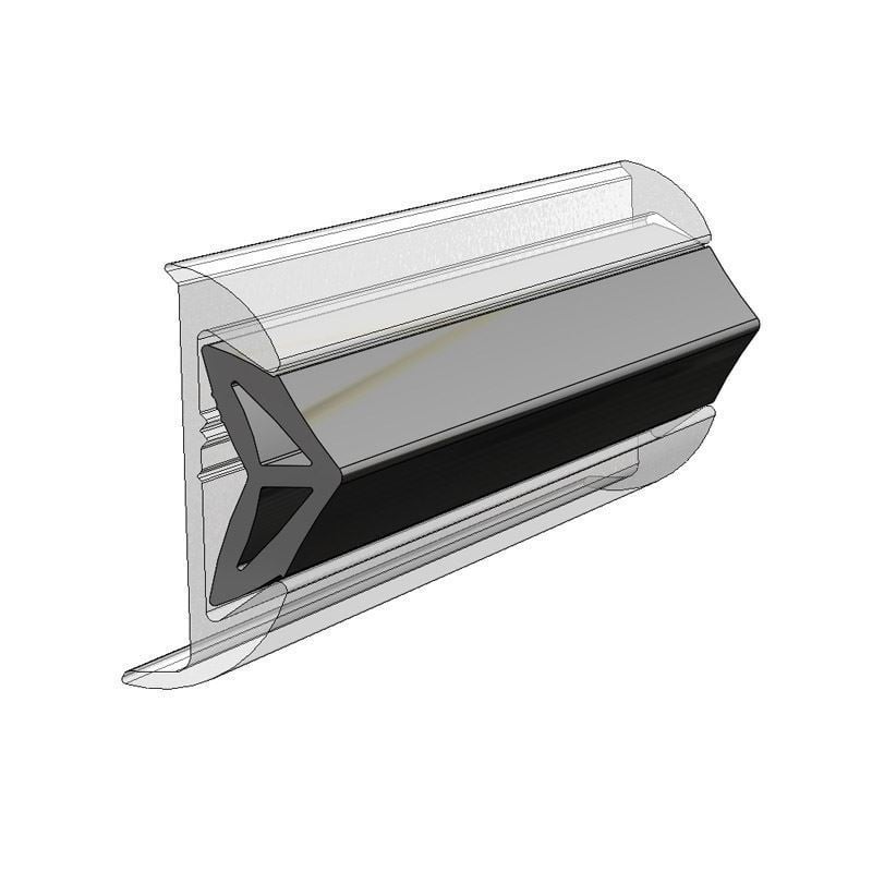 TACO Marine V12-0338 Black Flexible Vinyl Insert 1 in × 1/2 in – Sold by Foot