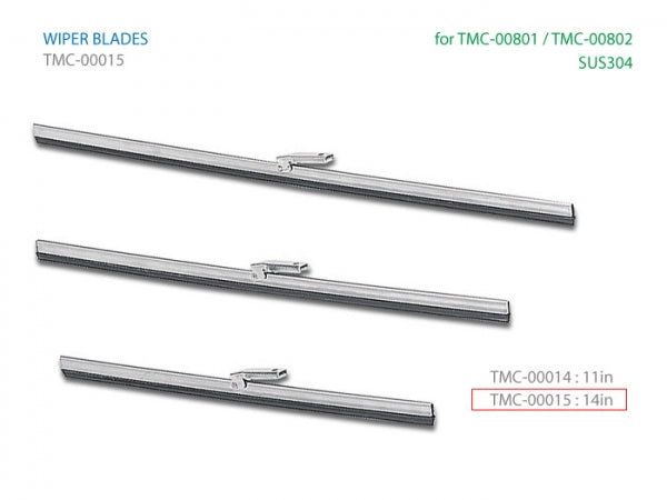 TMC 00015 14-inch SUS304 marine wiper blade