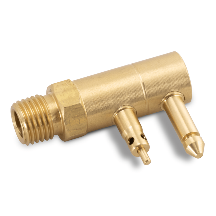 Yamaha and Mercury low-profile fuel tank connector, store SKU BI-14526, cross-reference Sierra 18-8077-1 and Easterner C14526